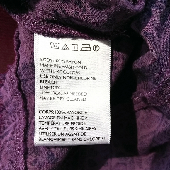 Ecote Small Purple Paisley Boho Soft Mini Dress - Picture 14 of 15